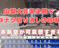 山梨大会準決勝　日本航空　高校野球