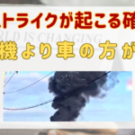 バードストライクが起こる確率はどれくらい？飛行機より車の方が危険？