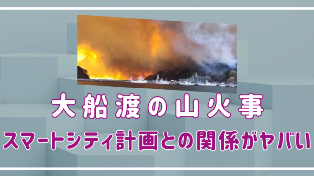 大船渡　山火事　原因