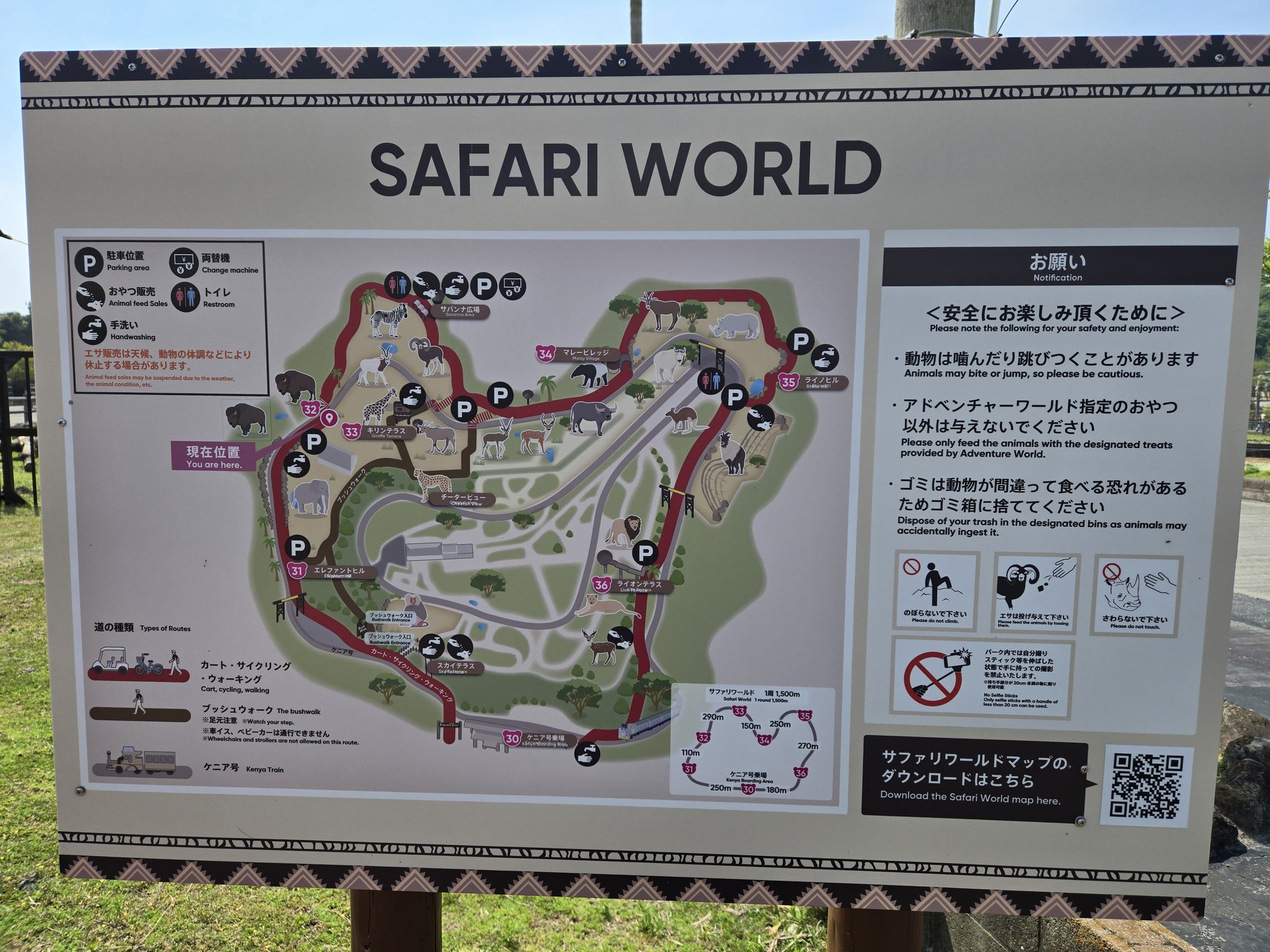 アドベンチャーワールド　　サファリワールド