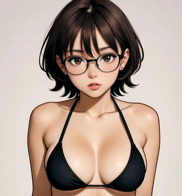 さとうさおり　黒ビキニ　画像　かわいい