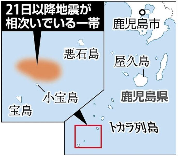 トカラ列島　地震　2025年7月5日