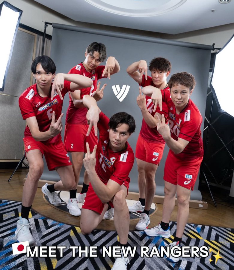 男子バレー　日本代表　指ポーズ　何　意味