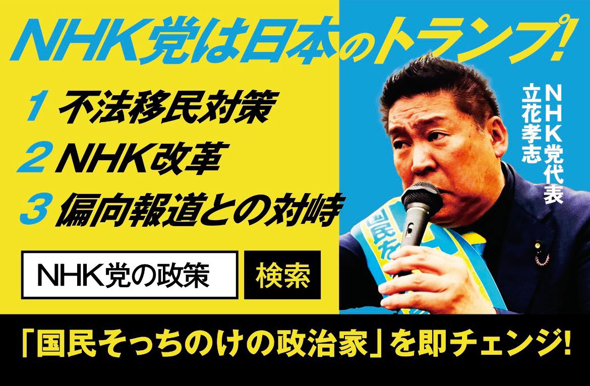 NHK党　公約　わかりやすく