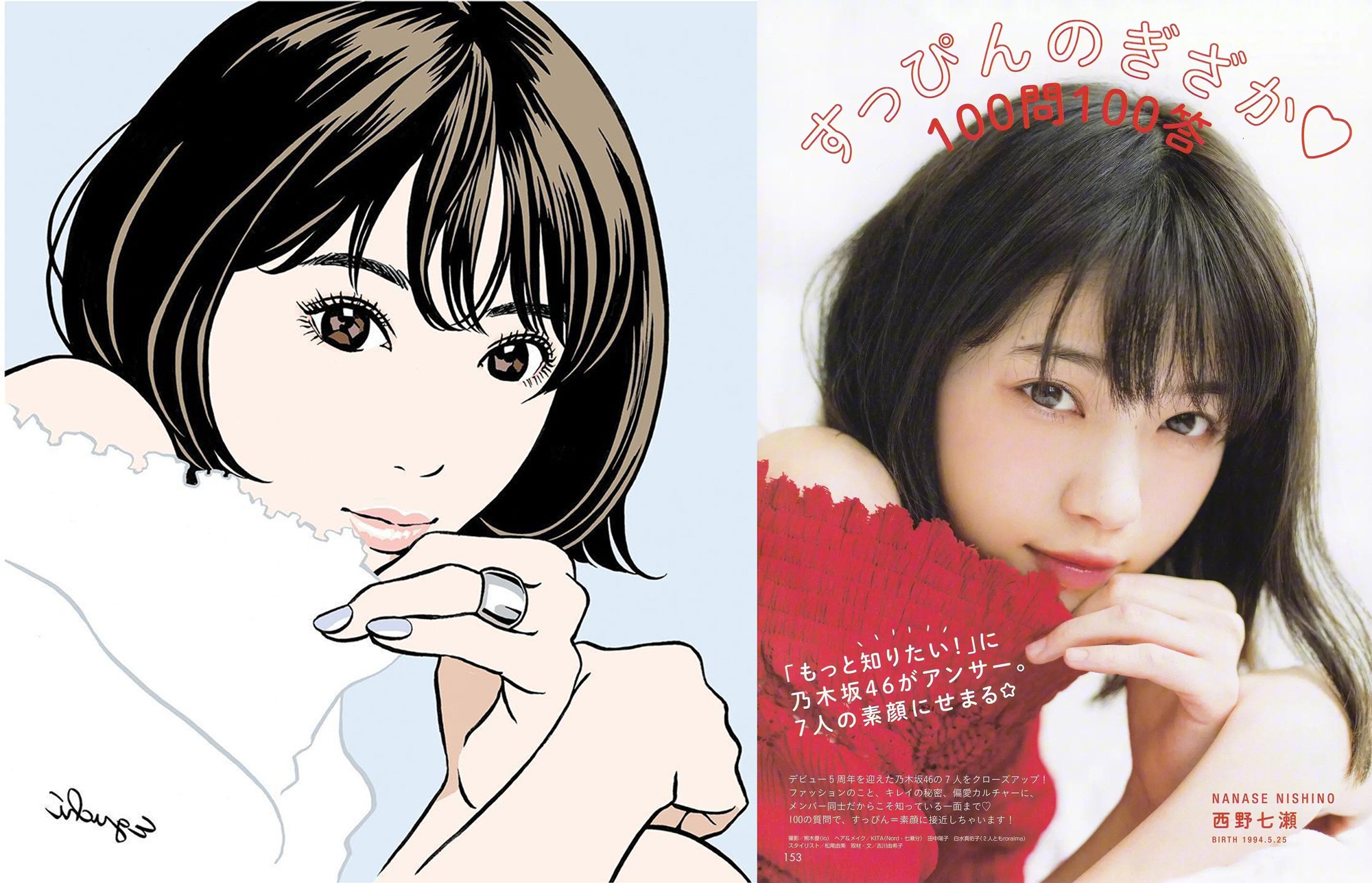 江口寿史、勝手に西野七瀬をトレパクし版画にして村上隆のギャラリーで14万円で販売