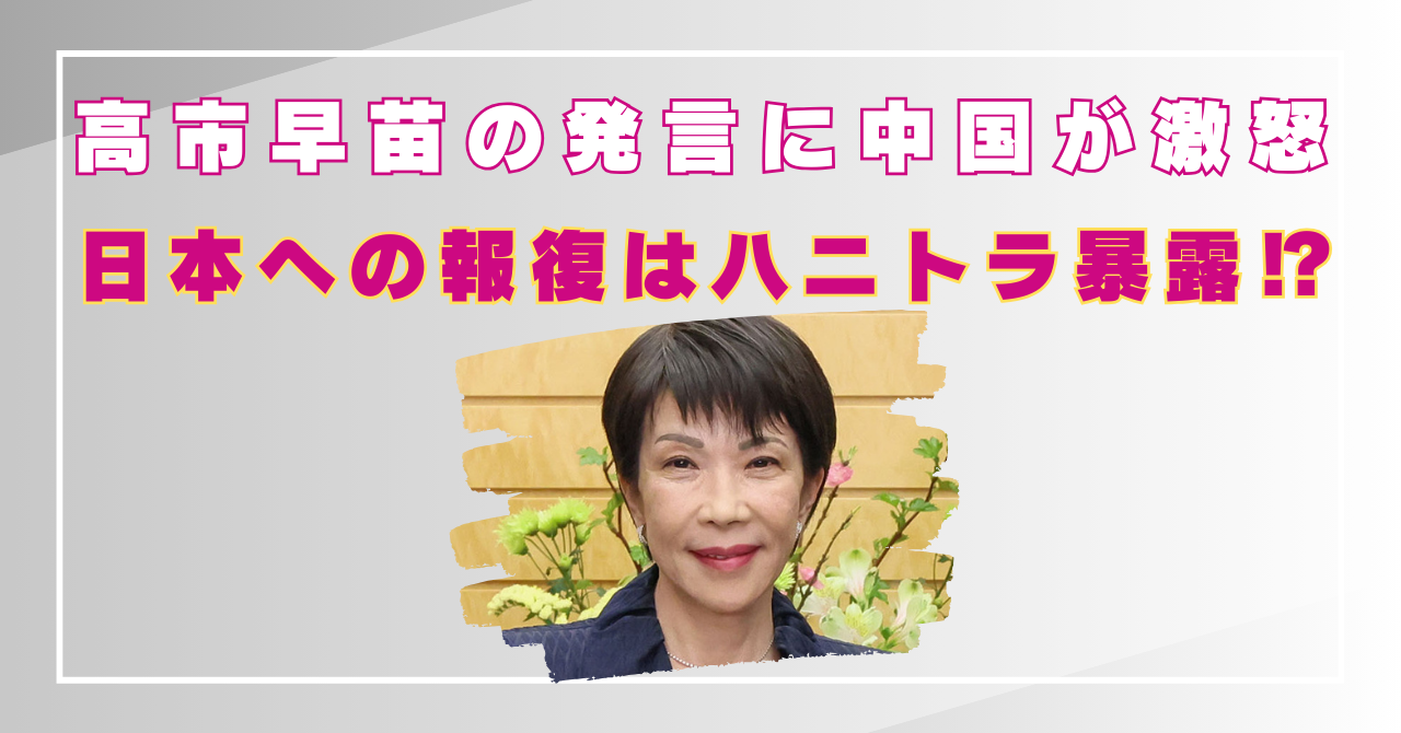 高市早苗　中国　発言　わかりやすく