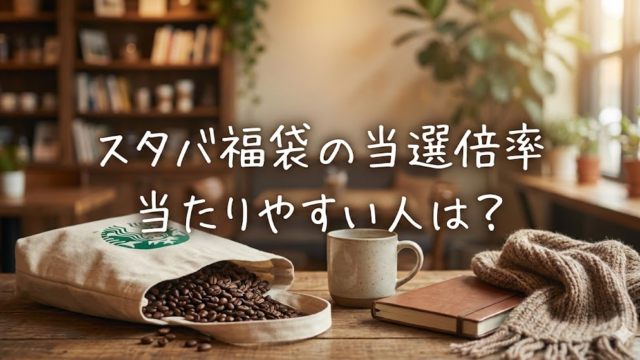 スタバ福袋　当選確率　どれくらい　当たる人