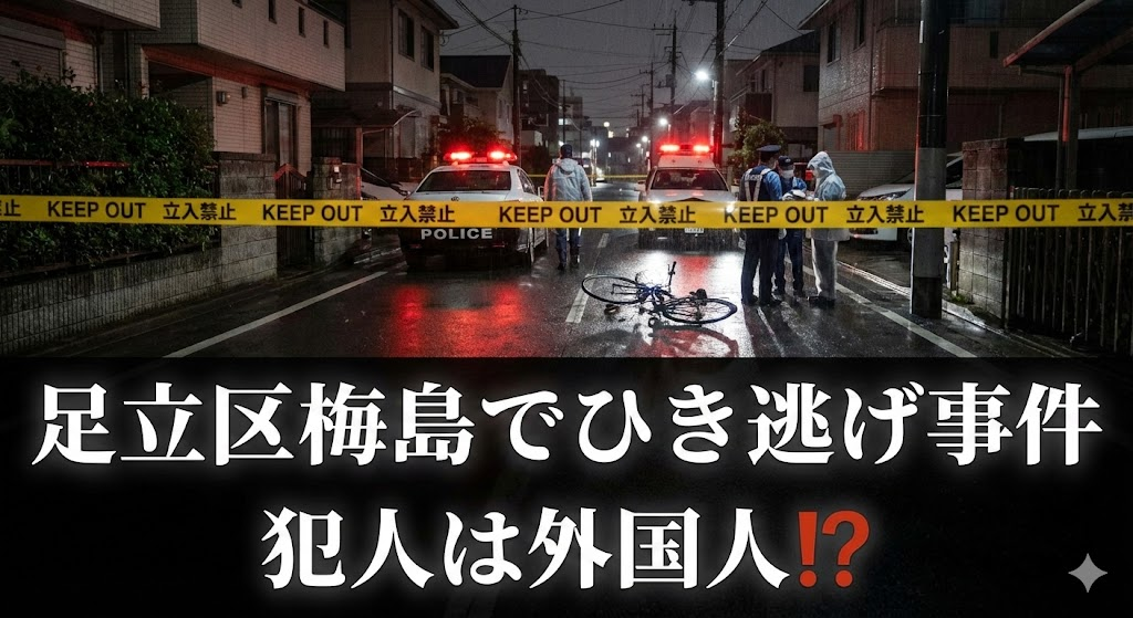足立区　ひき逃げ　犯人　外国人　名前　顔　公表されない理由