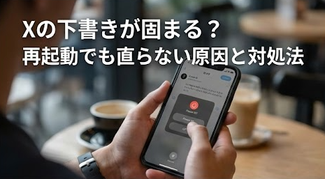 Xの下書きが固まる？再起動でも直らない原因と対処法