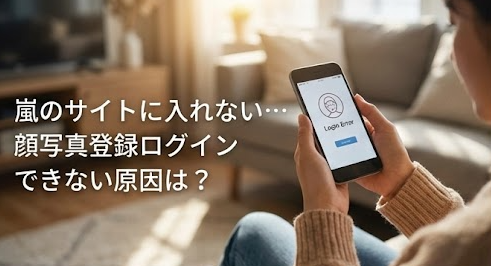 嵐ラストツアー顔写真登録サイトにログインできない原因は？対処法も解説