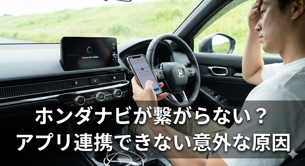 ホンダナビが繋がらない？アプリ連携できない意外な原因