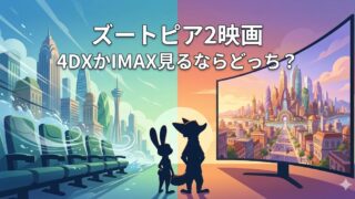 ズートピア2は4DXとIMAXどっちがおすすめ？映画の上映形態を比較！