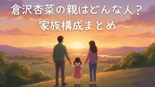 倉沢杏菜の親はどんな人？神奈川の実家や家族構成を徹底調査