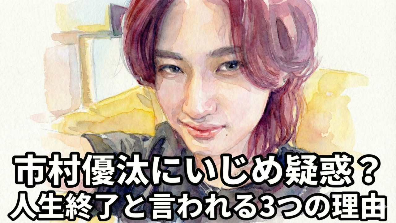 市村優汰 　いじめ　タトゥー　警察　