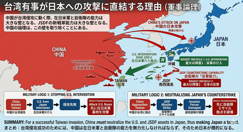 台湾有事が日本に関係する理由